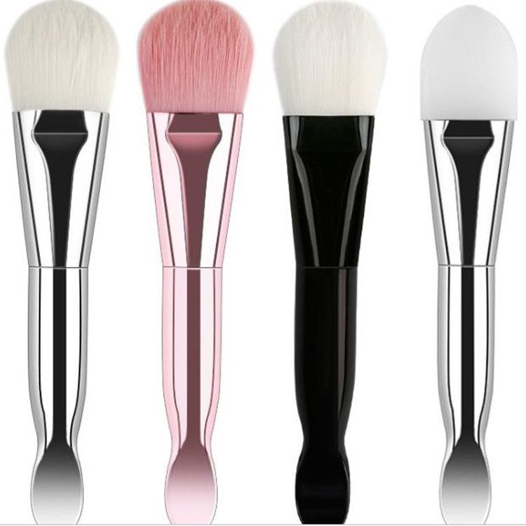 Doppelte -Make -up -Maskenpinsel mit Löffel