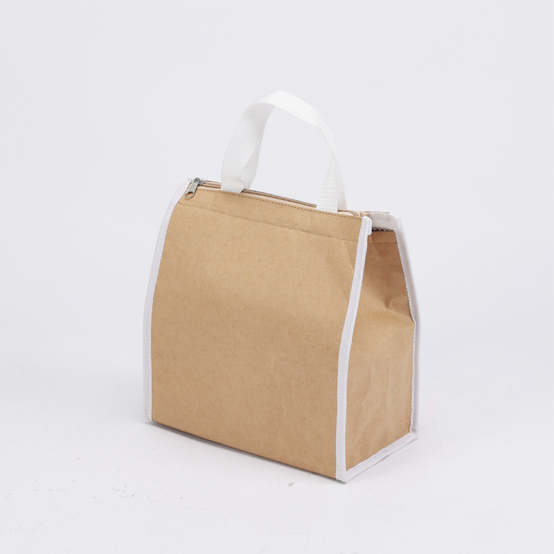 Isolierter Papier -Mittagstasche