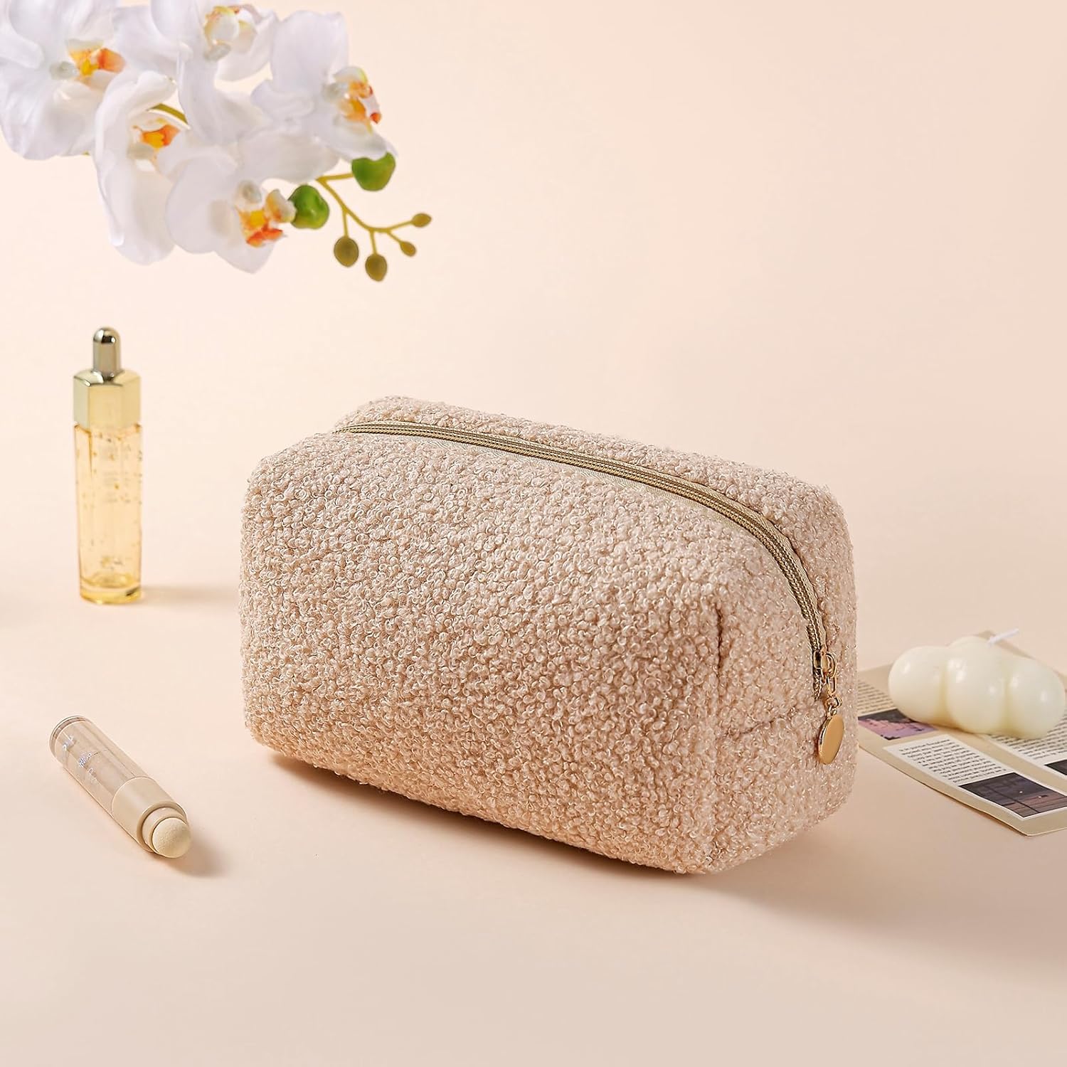 Plüsch -Make -up -Tasche